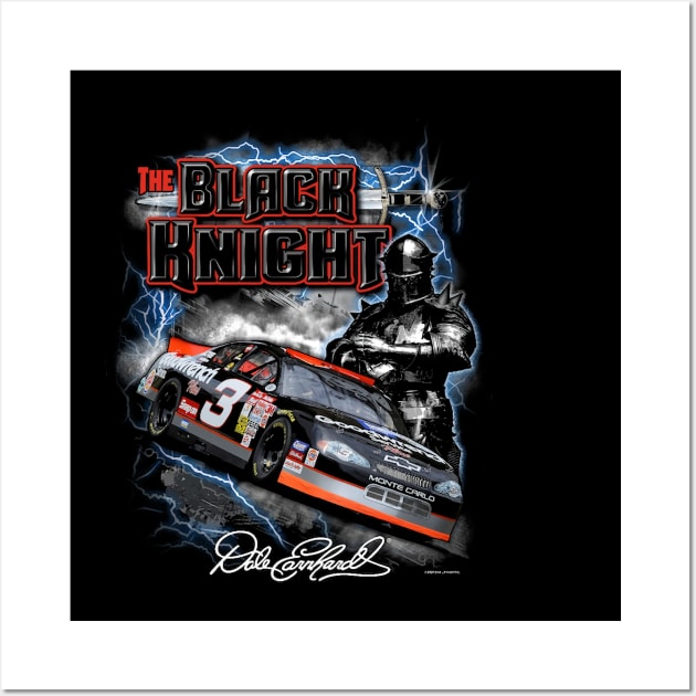 Dale Earnhardt Black Knight Wall Art by art.Hamdan